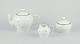 Bing and 
Grondahl, 
”Mælkevej” 
("Milky Way"). 
Teapot with 
matching sugar 
bowl and 
creamer. Gold 
...