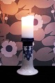 Bjorn Wiinblad 
ceramic candle 
holder in blue 
/ gray glaze 
for a small 
blog candle. H: 
20cm. Top ...
