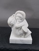 Marbell, 
Belgien. 
Pige med 
lillesøster, 
Stone Art hvid 
figur i rigtig 
pæn stand.
H 12cm