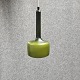 Loftlampe af 
mørk grønt glas 
foroven og lys 
grønt glas 
nederst. 
Designer Svend 
Aage Holm ...