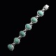 Georg Jensen. 
Sterling Silver 
Bracelet with 
Amazonite #51 - 
Harald Nielsen. 
Size ...