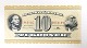 Danmark. 
Pengeseddel 10 
kr. 1951 A4. 
Kvalitet AU