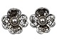 Filigran 
sterling silver 
earclips.
Hallmarked 
"925S".
Measures 1.5 
by 1.4 cm.
Excellent ...