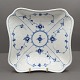 Royal 
Copenhagen, 
musselmalet 
riflet 
porcelæn; 
Firkantet ...