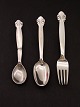 Georg Jensen 
cactus sterling 
silver 
children's 
cutlery 3 parts 
nice no 
engravings item 
no. 596336