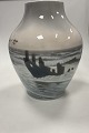 Royal 
Copenhagen Art 
Nouveau Unika 
Vase af  
Vilhelm Th. 
Fischer no 
10124
Fin stand, men 
et ...