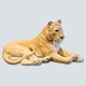 Royal 
Copenhagen; 
Figurine of 
porcelain, a 
lion #804