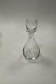 Holmegaard 
Glass Carafe in 
clear glass
Stopper is 
also a drinking 
glass
Measures 17cm 
/ 6.69 inch
