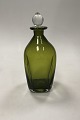 Holmegaard Grøn 
Glas Karaffel 
med Låg. 
Måler 24cm / 
9.45 inch