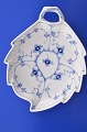 Royal 
Copenhagen 
porcelain. 
Royal 
Copenhagen Blue 
fluted plain. 
Leafshaped 
pickle dish no. 
...