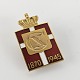 Kongemærke i 14 
karat guld med 
monogrammet CX 
(Kong Christian 
den tiende) år 
1870-1945 over 
...