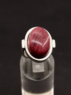 Sterling slv ring med jaspis