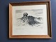 Anker 
Schouw-Lundberg 
(født 1896):
Holger 
Drachmann's 
Grav, Skagen 
1924.
Radering på 
...