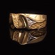Lapponia 18kt gold ring with a diamond of 0,02ct. Ringsize 63,5
