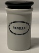 Eslau, Vanilla 
spice jar 
designed by 
Bjarne Bo. Matt 
glazed with 
black wooden 
lid, fits the 
...