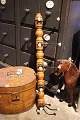 Nice old French 
wooden coat 
rack with 5 
wrought iron 
...