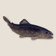 Bing & 
Grøndahl, Fisk 
"Torsk", 17cm 
lang, 5cm høj, 
2.sortering, 
Design Svend 
Jespersen *Med 
et ...