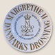 Bing & 
Grøndahl, 
Mindeplatte, 
Dronning 
Margrethe d. 2, 
Tronbestigelsen, 
1972, 24,5cm i 
diameter ...