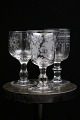 Fine assorted, 
old French 
mouth-blown 
wine glasses...