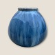 Villeroy & 
Boch, Model 
321, Retro 
vase, Blue 
glazed, 14cm in 
diameter, 13cm 
high Stamped 
V&B ...