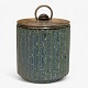 Arne Bang
Lid jar in 
fluted 
stoneware with 
blue ...