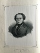 Emilius 
Bærentzen 
(1799-1868):
Portræt af 
Digteren Henrik 
Heyman Hertz 
(1797-1870).
Litografi ...