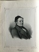 Emilius 
Bærentzen 
(1799-1868):
Portræt af 
Lægen Johan 
Christian Ryge 
(1780-1842).
Litografi på 
...