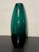 Grøn 
oliven-formet 
vase i glas fra 
Holmegaard 
Glasværk: 
Designet af Per 
Lütken i 1961 i 
Næstved ...