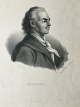 Emilius 
Bærentzen 
(1799-1868):
Portræt af 
Johan Herman 
Wessel 
(1742-85)
Litografi på 
...
