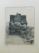 Peter 
Tom-Petersen 
(1861-1926):
Jacobsens Hus 
på Wilders 
Plads i 
København 1905.
Radering på 
...