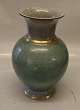 457-3054 RC 
Green vase with 
grey and gold 
23.5 cm Royal 
Copenhagen 
Crackleware  
Craquelé, ...