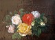 Danish artist 
(19th century): 
Arrangement 
with roses