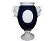 Bing & Grondahl, 
Dark blue lidded vase from 1853-1895