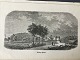 Xylografi - 
Jelling Kirke 
og Højene 1867.