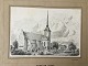 Litografier af 
Radsted Kirke 
på Lolland 
1867.