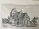 Radering af 
F.E. Bording - 
Sønder Alslev 
Kirke på ...