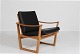Danish ModernEasy chair with sled basemodel M65Made of solid oak with lacquerand ...