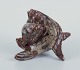 Hugo Liisberg 
for Saxbo. 
Keramikskulptur 
af to fisk.