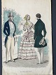 Ubekendt 
kunstner (19 
årh):
Moden 1845 - 
"Die Mode 1845 
no 40"
Koloreret 
stålstik på ...