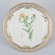 Royal 
Copenhagen 
Flora Danica 
gennembrudt 
frokosttallerken.
