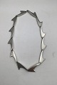Bent Knudsen 
Sterling Silver 
Necklace. 
Measures 36 cm 
(14.17 inch) 
Weight 54.3 gr 
(1.91 oz).