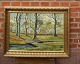 Painting by 
unknown artist, 
Forest scene.
PICKUP.