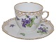 Royal 
Copenhagen Blue 
Viols Full Lace 
with gold edge, 
coffeecup with 
matching ...