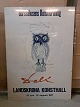 Plakat fra 
Landskrona 
konsthall, fra 
1971.
Den har 
brugsspor.
Højde 70cm 
Bredde 50cm