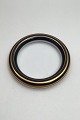 Royal 
Copenhagen 
Porcelæn 
Armring Sort / 
Guld Måler 
indre Diam 6.4 
cm (2.51 inch)