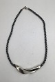 Georg Jensen / 
Hans Hansen 
Hematite 
Necklace with 
...