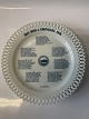 Bing & Grøndahl 
Platte, 
Jubilæum 1978.
Medarbejdersang.

Diameter: 20 
cm.
1. ...
