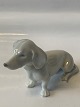 Porcelæns figur 
af siddende 
gravhund
Produceret i 
Tyskland
Dek.nr. 
102-125
Længde 11 ...
