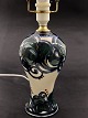Dansk keramik 
lampe total H. 
44 cm. emne nr. 
605532