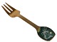 Anton Michelsen 
/ Georg Jensen 
gilded sterling 
silver, small 
Christmas cake 
fork from ...